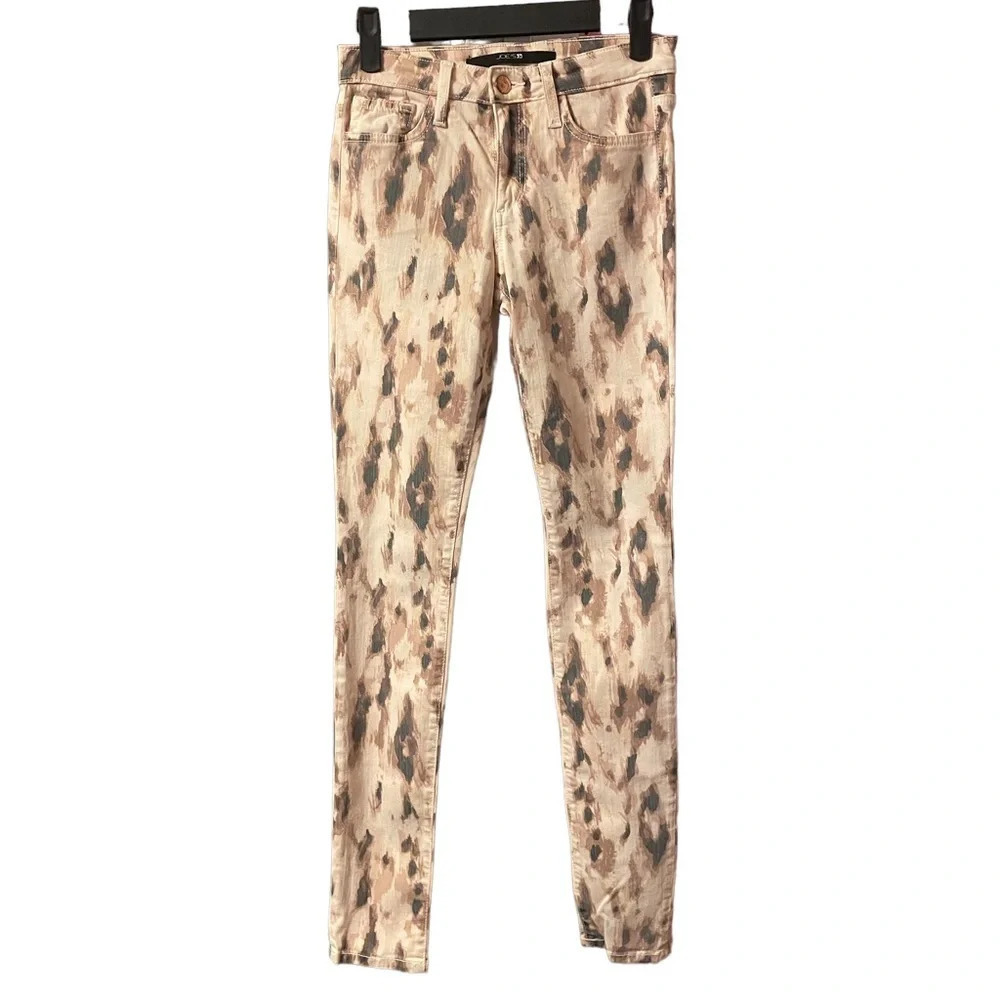 JOES JEANS ANIMAL PRINT SKINNY JEANS